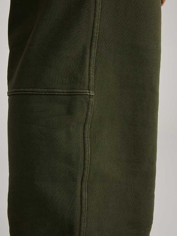 Einfarbige Herrenhose mit Kordelzug und geradem Bein-3