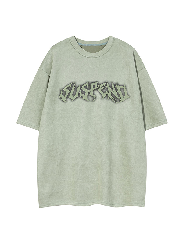 Kurzarm-T-Shirt mit Street-Schmetterlings-Print für Herren-1